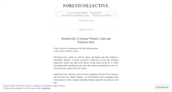 Desktop Screenshot of forestcollective.wordpress.com