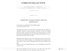 Tablet Screenshot of forestcollective.wordpress.com