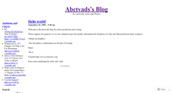 Desktop Screenshot of abctvads.wordpress.com