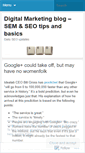 Mobile Screenshot of learnseolikeme.wordpress.com