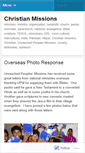 Mobile Screenshot of christianmissionsmyblog.wordpress.com