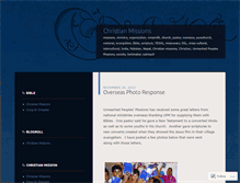 Tablet Screenshot of christianmissionsmyblog.wordpress.com