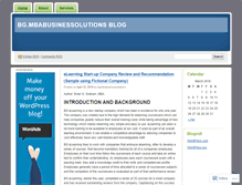 Tablet Screenshot of bgmbabusinessolutions.wordpress.com