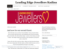 Tablet Screenshot of leadingedgejewellers.wordpress.com