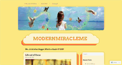 Desktop Screenshot of modernmiracleme.wordpress.com