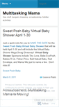 Mobile Screenshot of multitaskingmama.wordpress.com