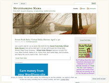 Tablet Screenshot of multitaskingmama.wordpress.com