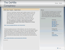 Tablet Screenshot of demille.wordpress.com