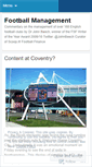Mobile Screenshot of footballmanagement.wordpress.com