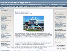 Tablet Screenshot of footballmanagement.wordpress.com