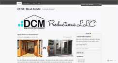 Desktop Screenshot of dcmproductions.wordpress.com