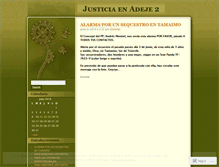 Tablet Screenshot of justiciaenadeje2.wordpress.com
