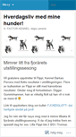 Mobile Screenshot of minehundersblogg.wordpress.com