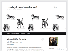 Tablet Screenshot of minehundersblogg.wordpress.com