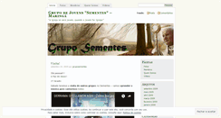 Desktop Screenshot of gruposementes.wordpress.com
