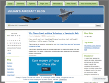 Tablet Screenshot of juliantheaviator.wordpress.com