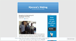 Desktop Screenshot of njororai.wordpress.com