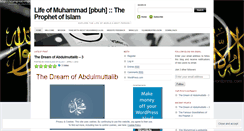 Desktop Screenshot of lifeofprophetmuhammad.wordpress.com