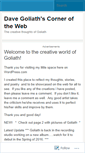 Mobile Screenshot of davegoliath.wordpress.com