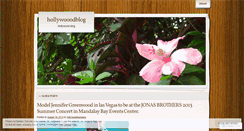 Desktop Screenshot of hollywooodblog.wordpress.com