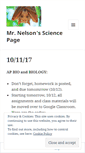 Mobile Screenshot of nelsonscience.wordpress.com