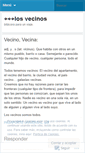 Mobile Screenshot of losvecinos3.wordpress.com