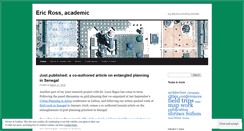 Desktop Screenshot of ericrossacademic.wordpress.com