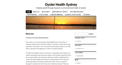 Desktop Screenshot of oysterhealthsydney.wordpress.com