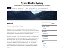 Tablet Screenshot of oysterhealthsydney.wordpress.com