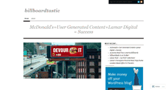 Desktop Screenshot of billboardtastic.wordpress.com