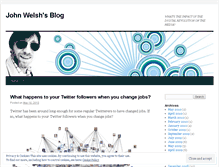 Tablet Screenshot of johnwelsh.wordpress.com