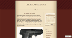 Desktop Screenshot of nonsmokinggun.wordpress.com