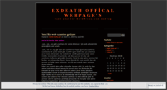 Desktop Screenshot of exd34th.wordpress.com