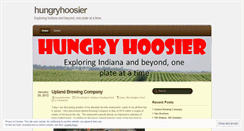 Desktop Screenshot of hungryhoosier.wordpress.com