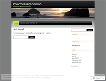 Tablet Screenshot of look2me4imperfection.wordpress.com