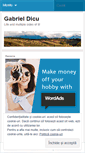 Mobile Screenshot of gabrieldicu.wordpress.com
