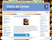 Tablet Screenshot of diariodecampoflacso.wordpress.com