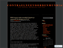 Tablet Screenshot of contraelnuevoordenmundial.wordpress.com