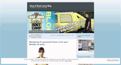 Desktop Screenshot of kingofbootcamp.wordpress.com