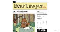 Desktop Screenshot of bearlawyer.wordpress.com