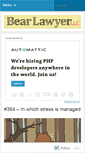 Mobile Screenshot of bearlawyer.wordpress.com