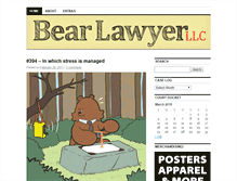 Tablet Screenshot of bearlawyer.wordpress.com