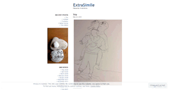 Desktop Screenshot of extrasimile.wordpress.com