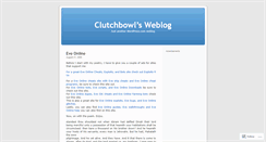 Desktop Screenshot of clutchbowl.wordpress.com