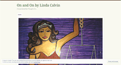 Desktop Screenshot of lindacalvin.wordpress.com