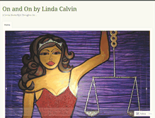 Tablet Screenshot of lindacalvin.wordpress.com