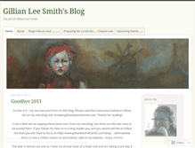 Tablet Screenshot of gillianleesmith.wordpress.com