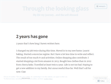 Tablet Screenshot of mylookingglass.wordpress.com