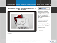 Tablet Screenshot of noodlephoto.wordpress.com