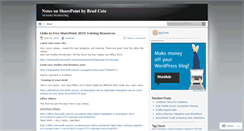 Desktop Screenshot of bradcote.wordpress.com